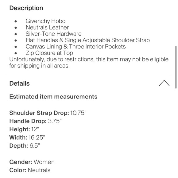 Givenchy Nightingale Handbag EUC - 2016 Edition - Picture 9 of 9